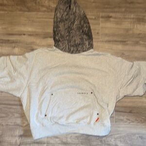 YoungLA Lightweight Hoodie with Patterned Hood